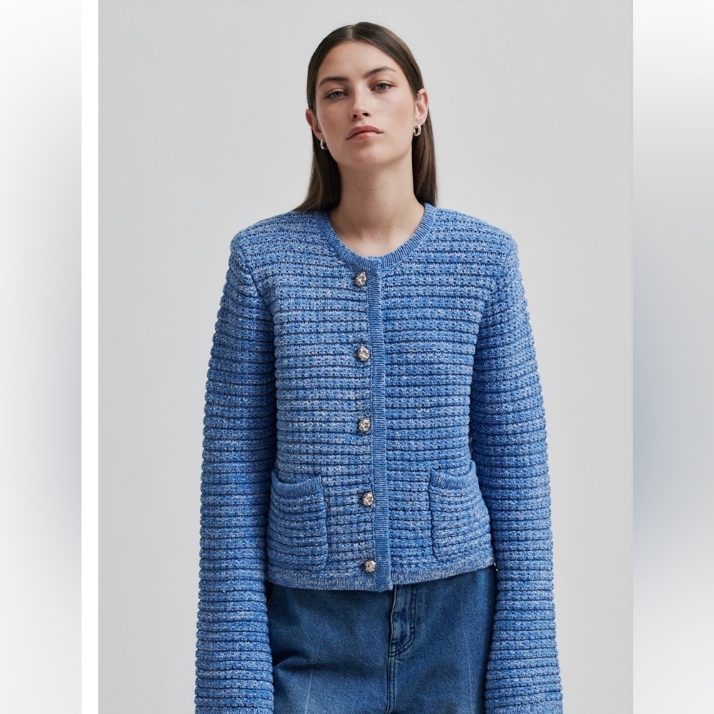 Second Female Grenada Knit Cardigan. Size S